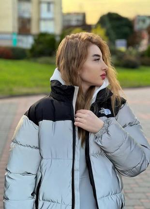 Зимняя короткая куртка пуховик рефлективный Casual Friday Pullover 'Karl' beige 700