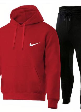 Мужской спортивный костюм на флисе icy nike