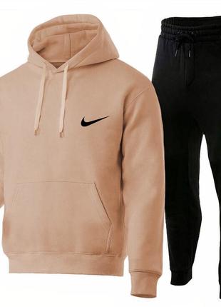 Мужской спортивный костюм на флисе nike