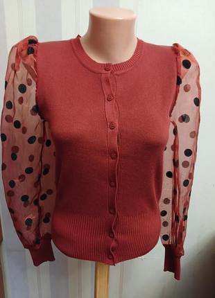 Франция кофта кардиган s xs