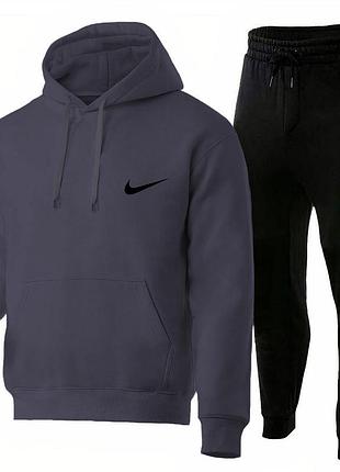 Мужской спортивный костюм на флисе nike