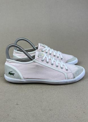 Оригинальные кеды lacoste2 фото