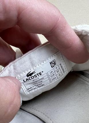 Оригинальные кеды lacoste5 фото