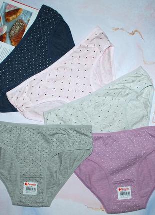 Набір 5 шт підліткові трусики 12-13 донелла donella