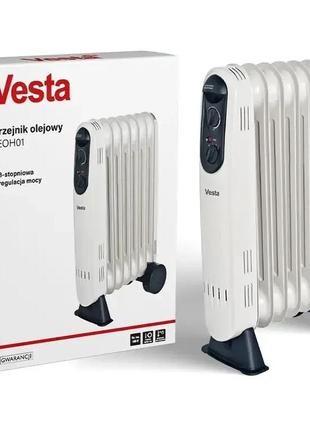 Обогреватель електрический vesta eoh01,1600вт