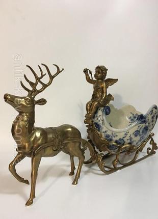 Антикварна статуетка старовинна фігурка ваза цукерка антикварні меблі антикваріат...