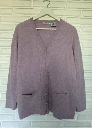 Кофта кардиган шерсть