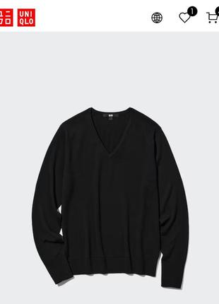 Джемпер из мериноса uniqlo