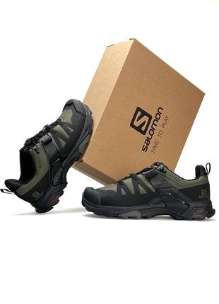 Мужские кроссовки salomon x 30L 4 khaki black