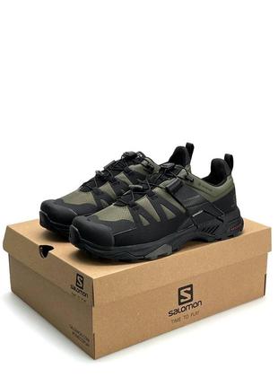 Мужские кроссовки salomon x ultra 4 khaki black8 фото