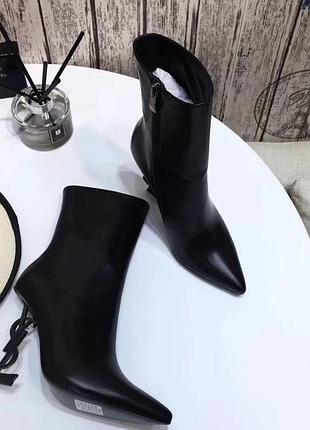 Ботинки ботильоны в стиле yves saint laurent