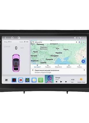 Штатна магнітола lesko для buick encore i 2012-2016 екран 9" 4/64 qled carplay 4g wi-fi gps 360 prime