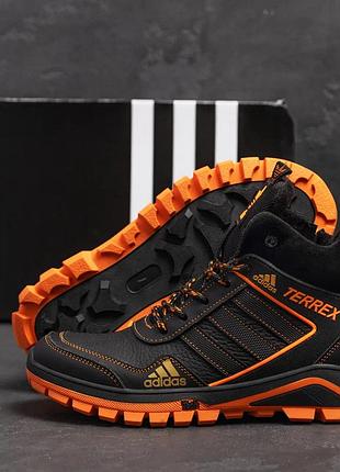 Підліткові зимові черевики adidas winter terrex black