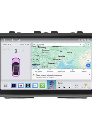 Штатна магнітола lesko для hyundai creta ii 2021-н.в. 9" 4/64 qled carplay 4g wi-fi gps 360 prime крета