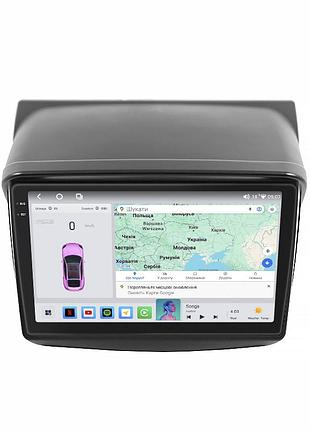 Штатная магнитола 9" lesko для mitsubishi l200 iv 2006-2014 4/64 qled carplay 4g wi-fi gps 360 prime 2шт