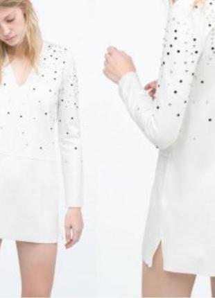 Стильное платье туника zara