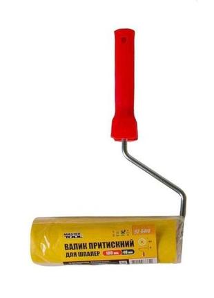 Валик прижимний, резиновий 40/ 180 мм d 8 мм з ручкою 92-6418 тм ht tools