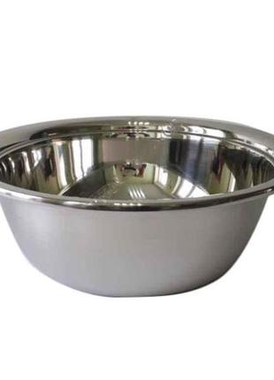 Миска глибока нерж. 50см глянцева в/с 18л vt6-18961 18107 тм vitol