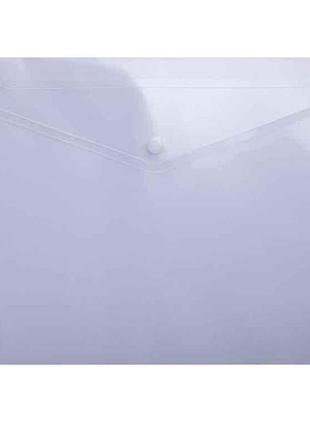 Папка-конверт, на кнопці, а4, прозора bm.3926-00 тм buromax