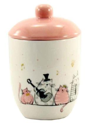 Цукорниця 520мл співаючі котики zf 3528 sc тм interos