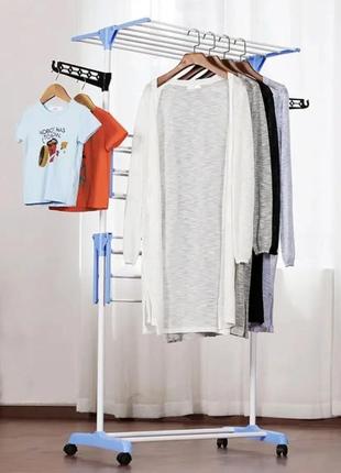 Сушилка для белья напольная трехуровневая сушилка для белья напольная на колесиках...