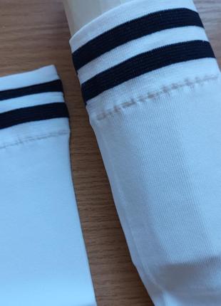Стильные носки viven итальялия белые с черными полосками3 фото