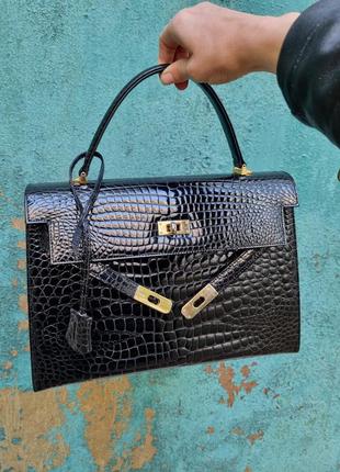 Сумка з алігатора, сумка piero acutis, сумка kelly, сумка італія, сумка люкс, сумка з крокодила