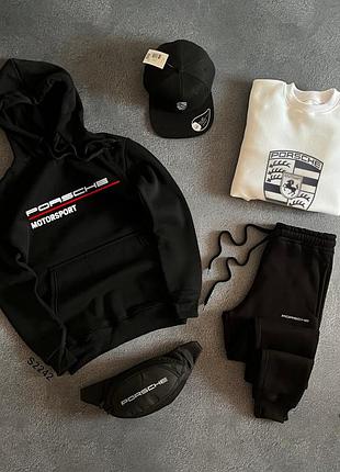 Сет (костюм+світшот+кепка+сумочка)  porshe