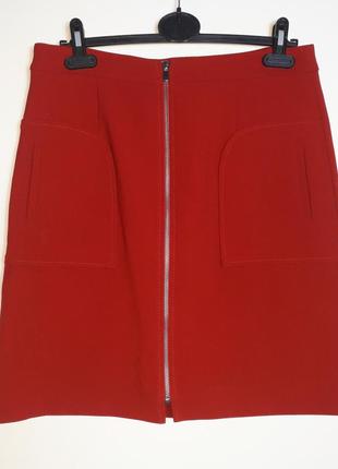 Caroll paris стильная юбка 42евр