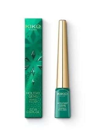Підводка для очей holiday gems sparkly eyeliner 02 kiko milano4 фото