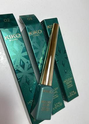 Підводка для очей holiday gems sparkly eyeliner 02 kiko milano