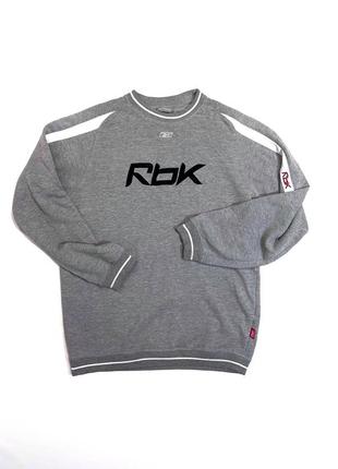 Свитшот reebok /размер s-m/ свитшот рибок / серый свитшот / мужской свитшот / женский свитшот / худи reebok / мужское худи /1