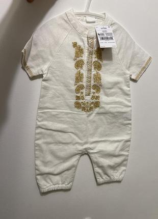 Ромпер вышивка вышиванка next baby одежда на крестины