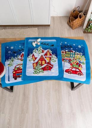 Новогодние кухонные полотенца2 фото