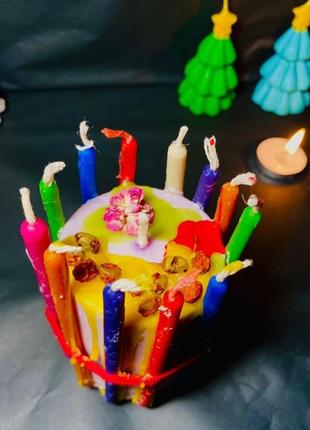 Свеча программная магическая "открытие возможностей, 12 месяцев."