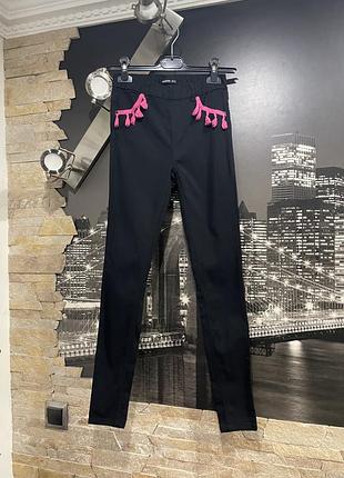 Детские джеггинсы брюки черные reserved