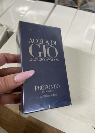 Armani acqua di gio profondo 100мл