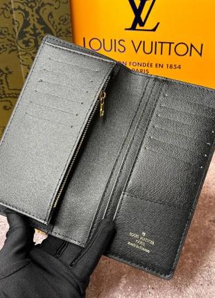 Чоловічий шкіряний гаманець louis vuitton brazza damier infini k041-23 фото