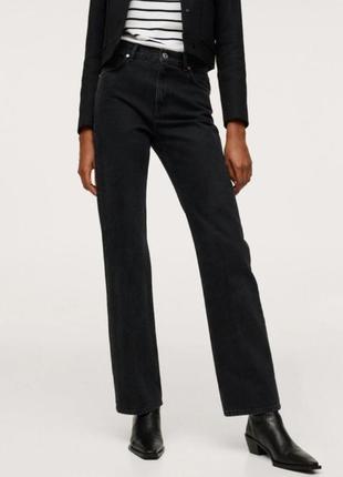 Mango базовые джинсы  straight fit