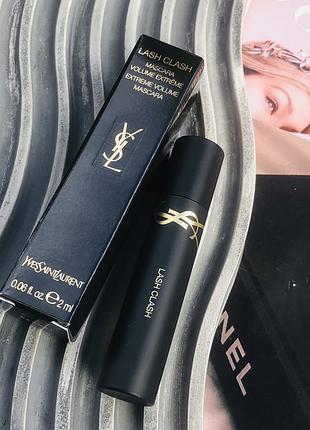 Туш для об'єму вій yves saint laurent lash clash extreme volume mascara