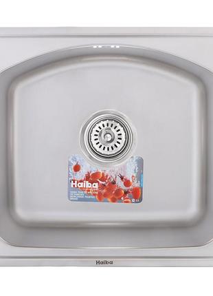 Мойка кухонная haiba 48x42 (decor) (hb0528)