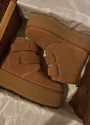 Зимние сапоги ugg neumel platform chestnut