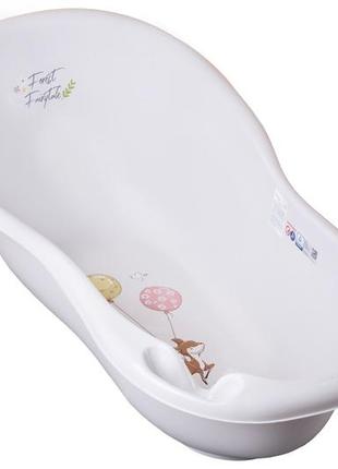 Ванночка 102 см. "лесная сказка" (светло-кремовый) - tega baby