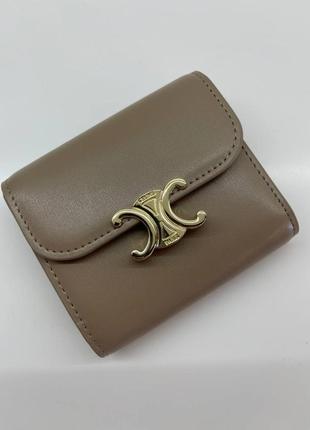 Жіночий гаманець celine triomphe beige