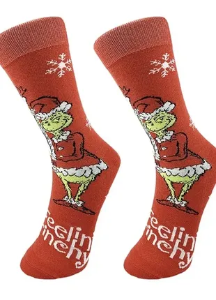 Стильные носки grinch
