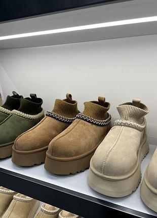 Ugg с манжетом на платформе угги с манжетом