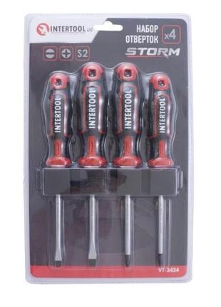 Набор отверток intertool - storm (4 шт.)