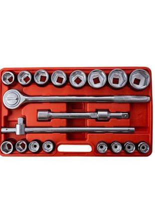 Набор инструмента intertool - 3/4" 21 ед. ht-2221 2