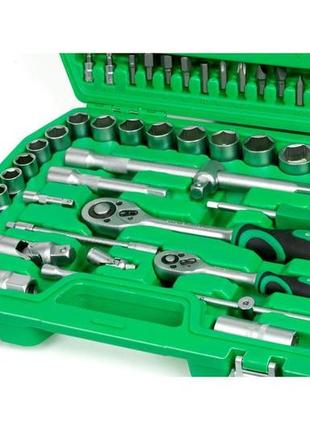 Набор инструмента intertool - 1/4", 1/2" 94 ед. semipro et-6094sp 5