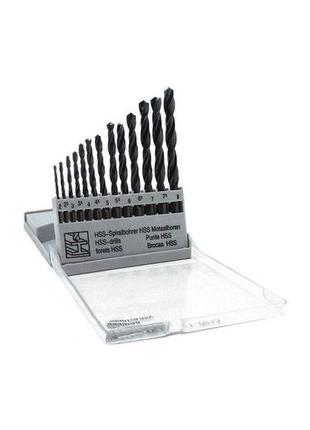 Набір свердел для металу mastertool — 13 шт. (2-8 мм)